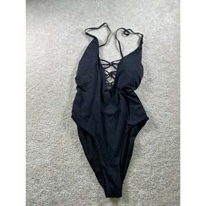 YDX Women's Black XL One Piece Swimwear‎ Padded Adjustable Straps